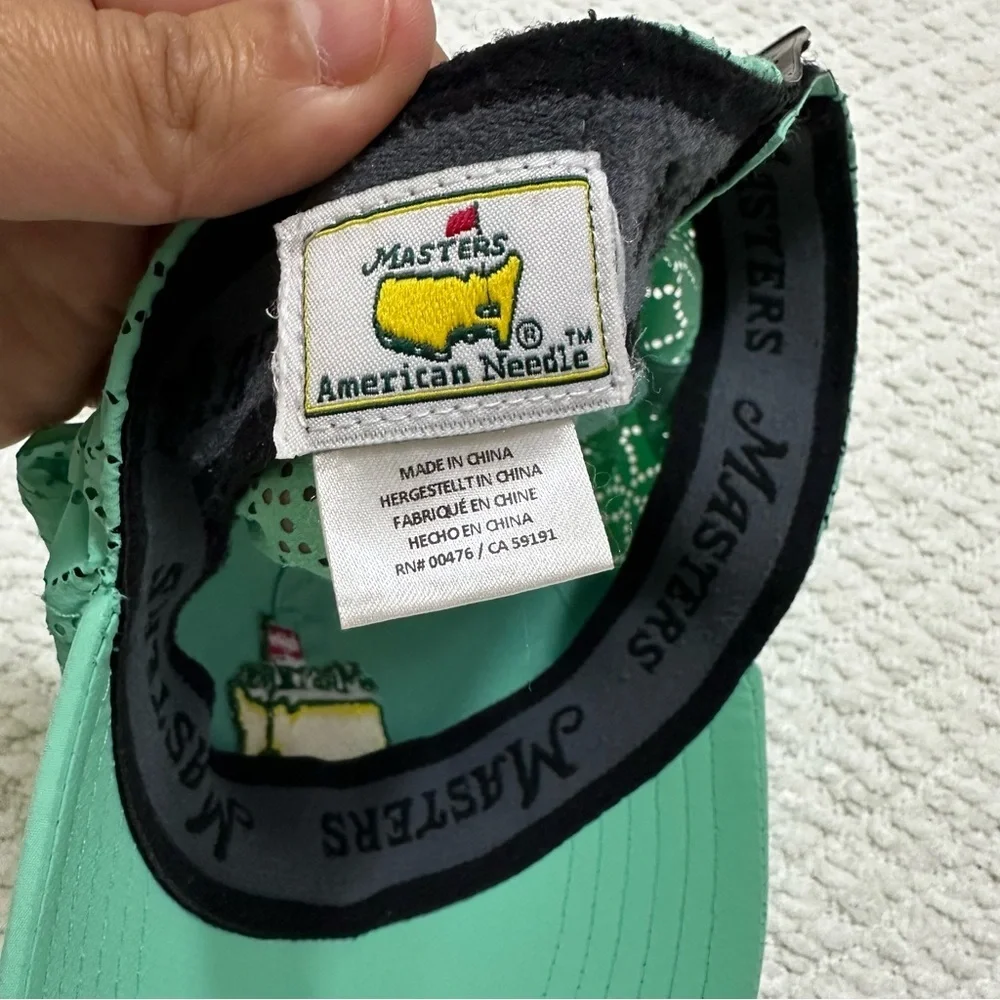 Masters American Needle Perforated Pattern Cap Women’s Adjustable - Picture 8 of 10